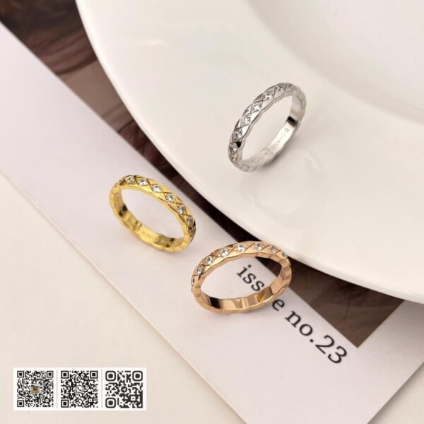 Chanel Coco Crush菱格戒指mini