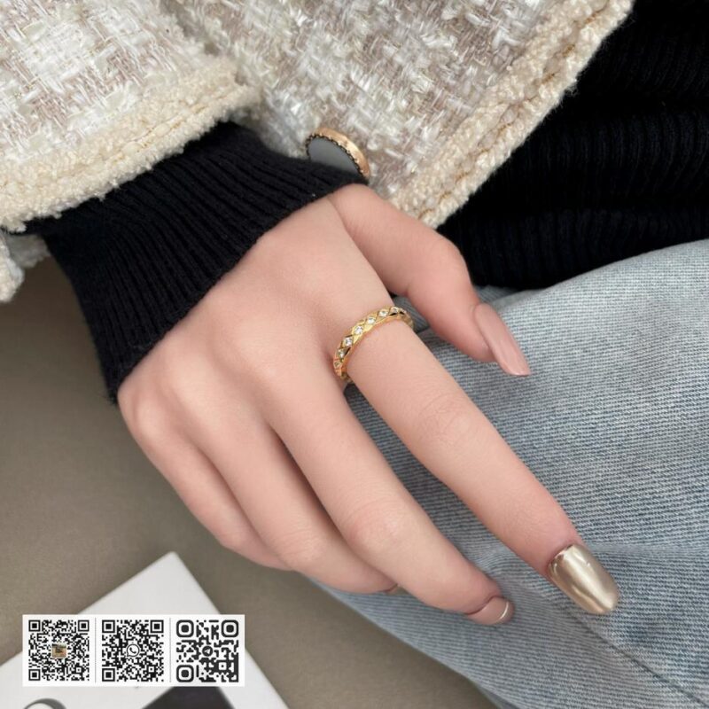 Chanel Coco Crush菱格戒指mini - Image 15