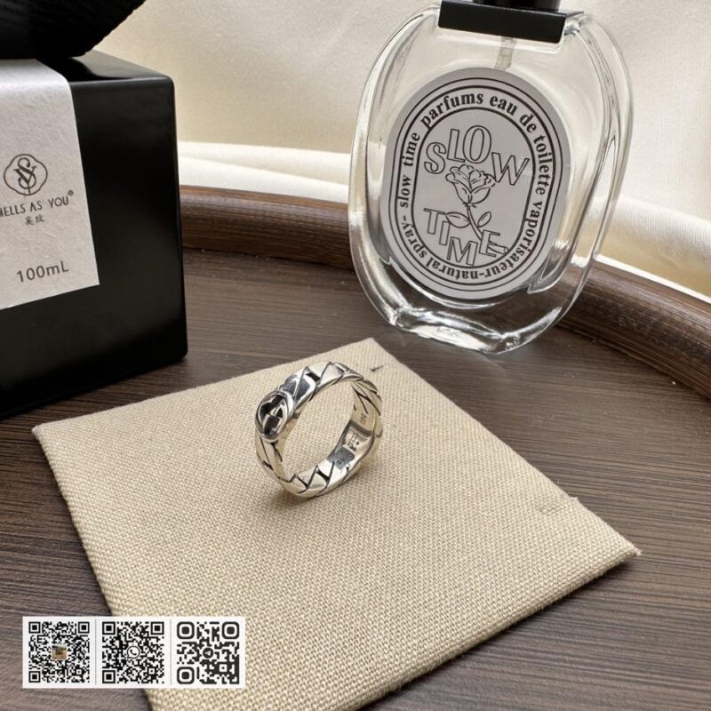 Gucci 互扣g黑珐琅戒指 - Image 9