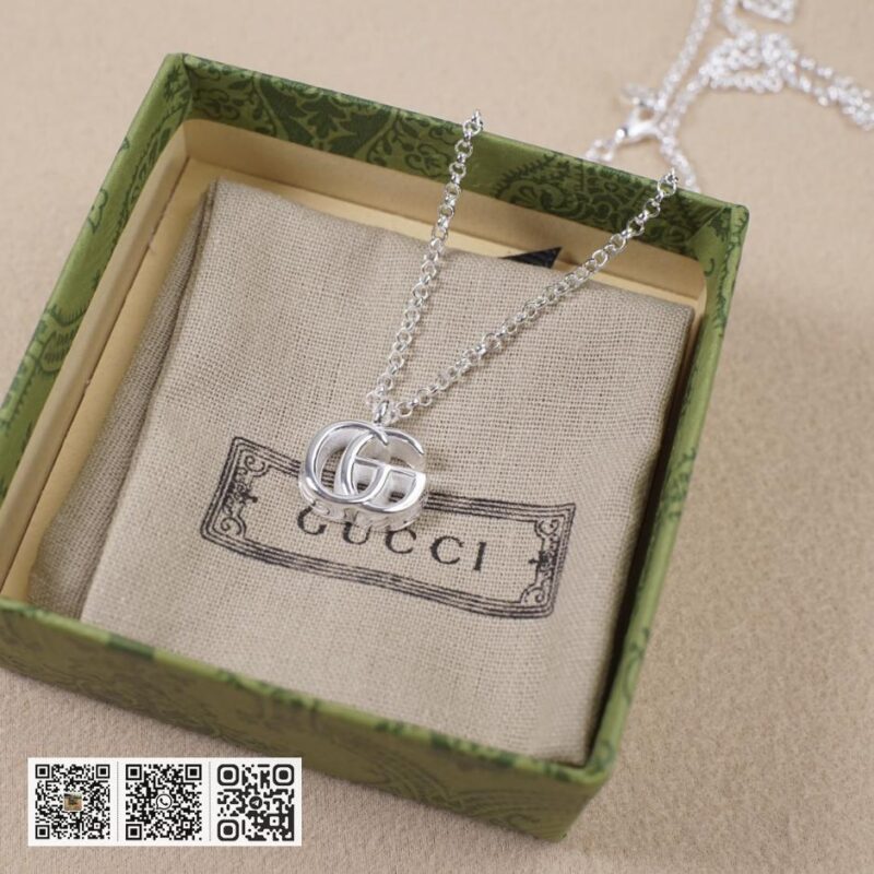 Gucci 双g亮银项链 - Image 4