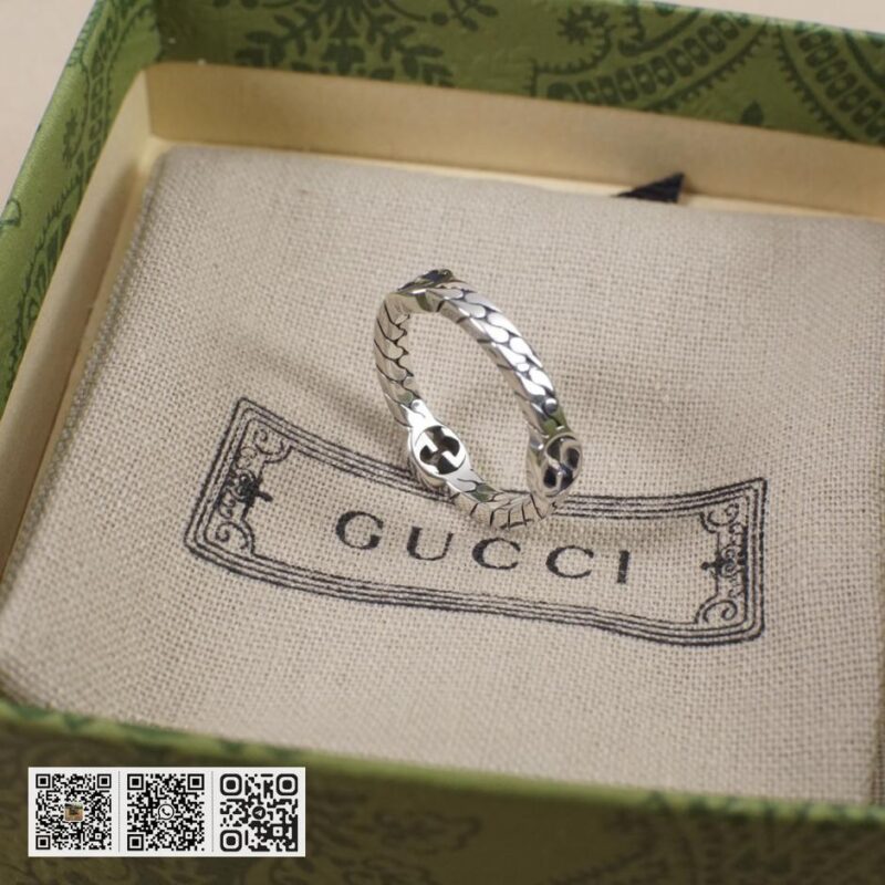 Gucci双g互扣式镂空戒指 - Image 5