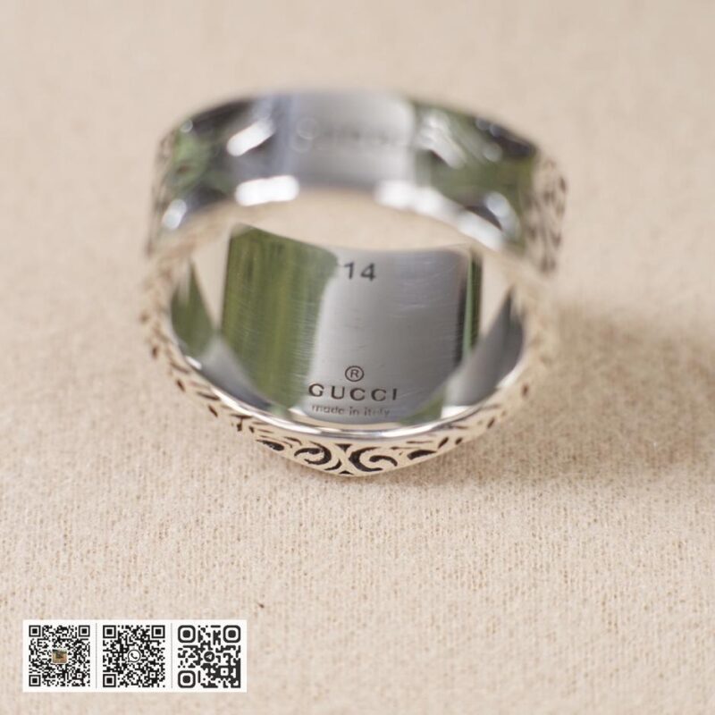 Gucci双g爱心银戒指 - Image 7
