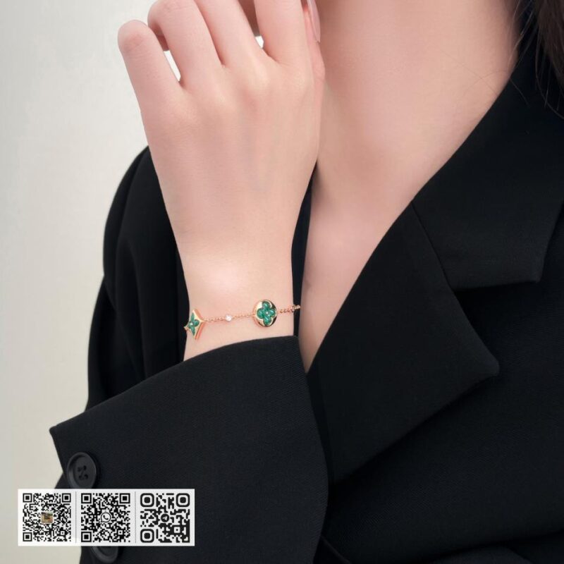 LV color blossom bb孔雀石钻手链 - Image 9
