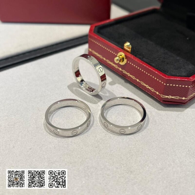 Cartier Love系列窄版无钻戒指 - Image 2