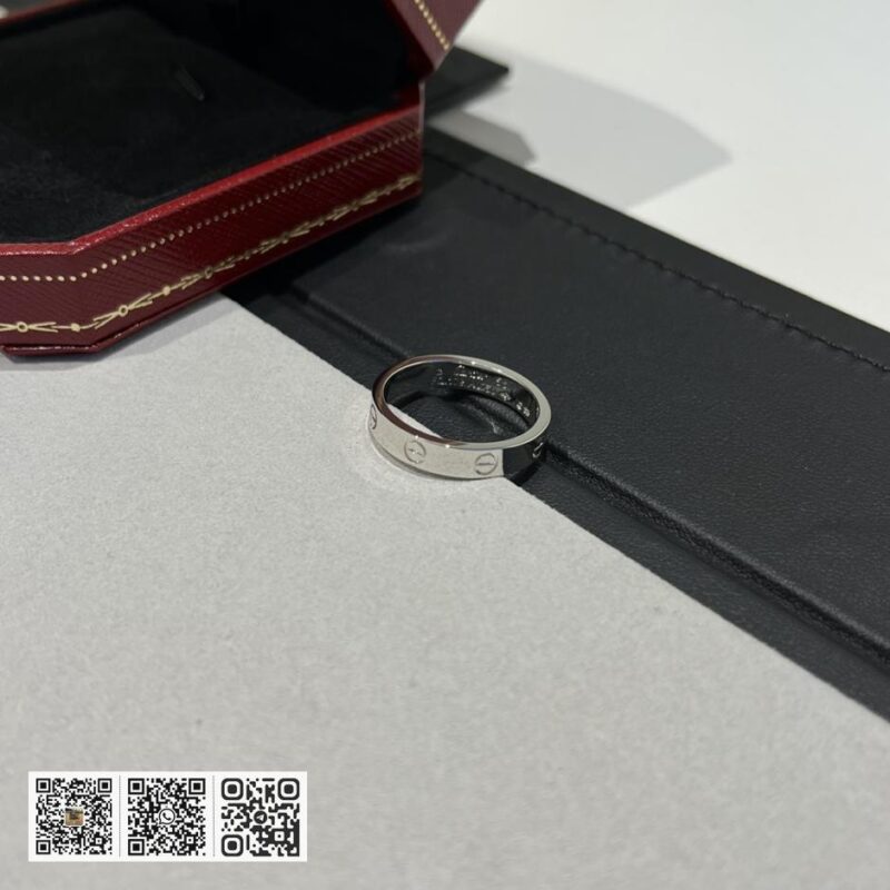 Cartier Love系列窄版无钻戒指 - Image 3