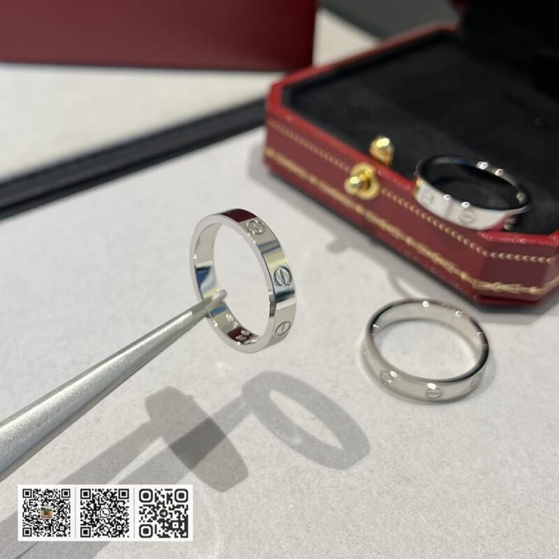 Cartier Love系列窄版无钻戒指 - Image 6