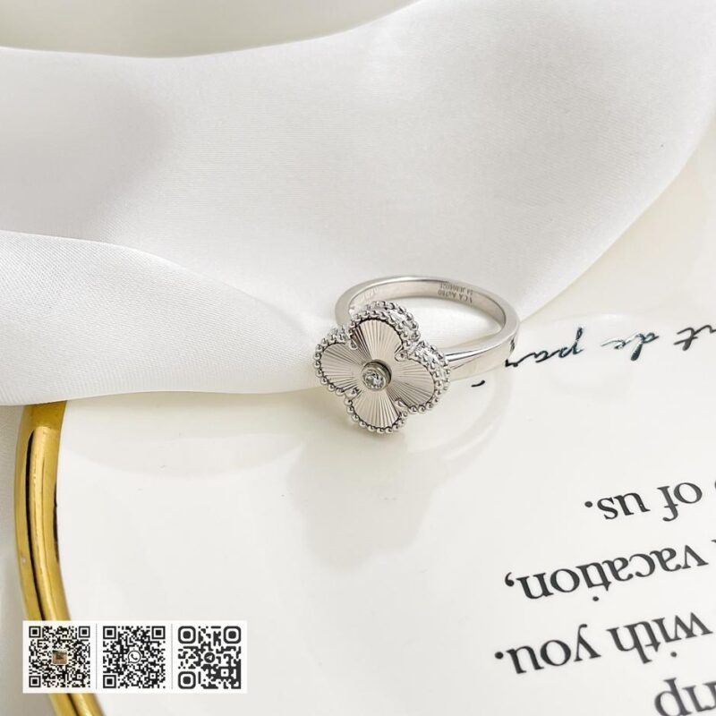 顶级版 Van Cleef &038; Arpels 四叶草戒指 - Image 8