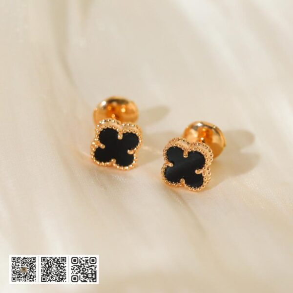 顶级版 Van Cleef &038; Arpels 四叶草mini耳钉