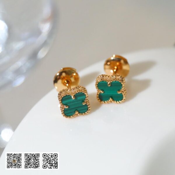 顶级版 Van Cleef &038; Arpels 四叶草mini耳钉