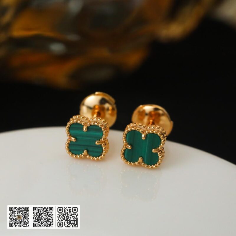 顶级版 Van Cleef &038; Arpels 四叶草mini耳钉 - Image 2