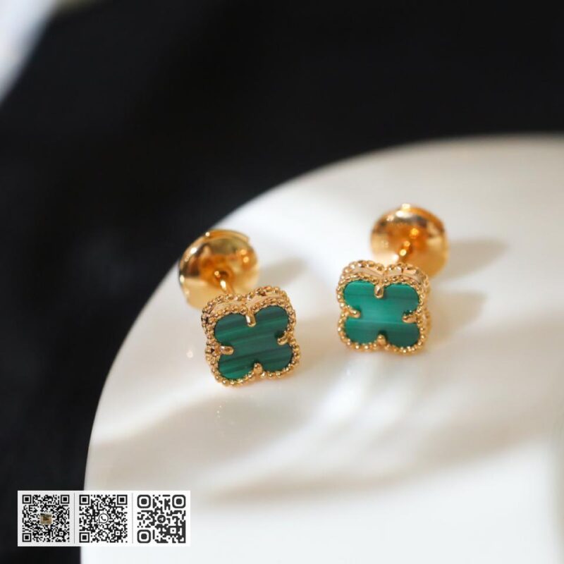 顶级版 Van Cleef &038; Arpels 四叶草mini耳钉 - Image 3