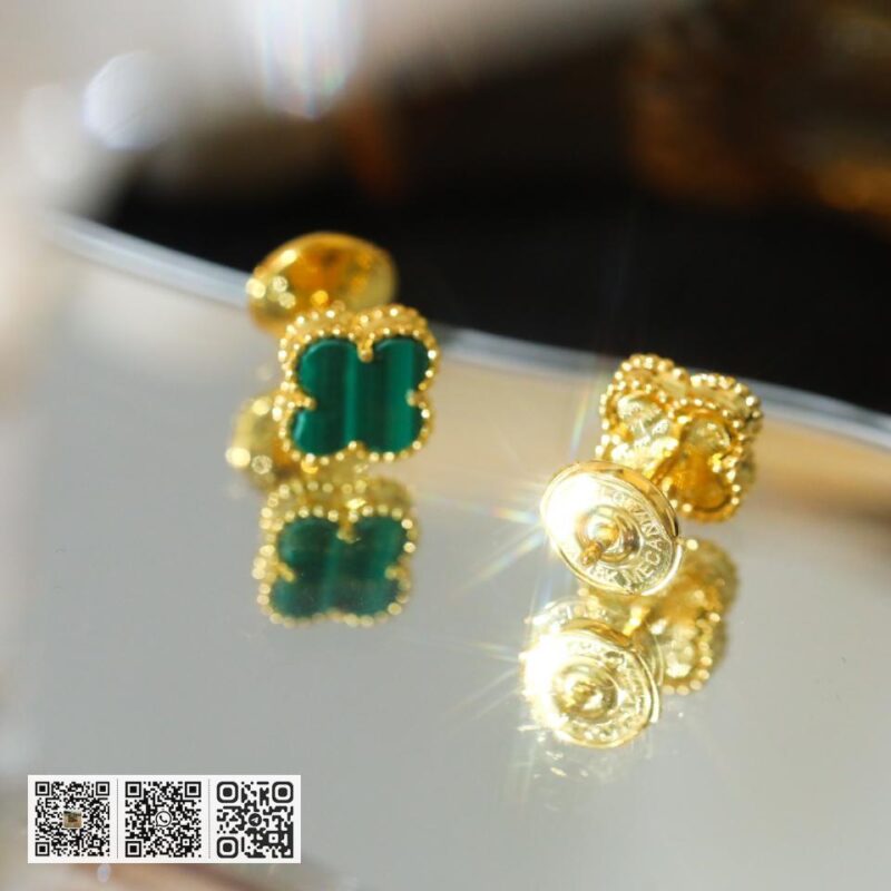 顶级版 Van Cleef &038; Arpels 四叶草mini耳钉 - Image 7