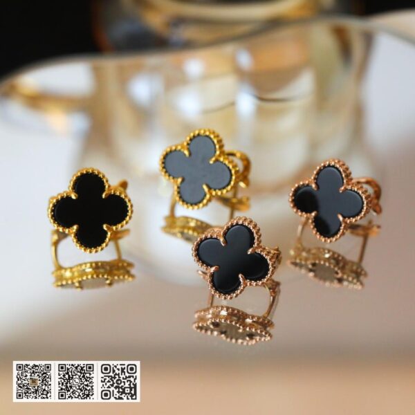 顶级版 Van Cleef &038; Arpels 四叶草 中号 耳钉