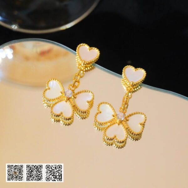 顶级版 Van Cleef &038; Arpels Sweet Alhambra系列耳钉