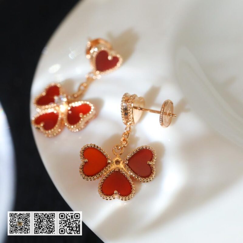 顶级版 Van Cleef &038; Arpels Sweet Alhambra系列耳钉 - Image 8