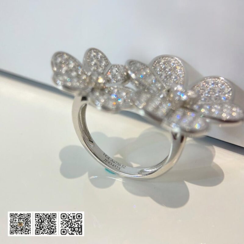 顶级版 Van Cleef &038; Arpels 三叶草Frivole 系列戒指 - Image 7