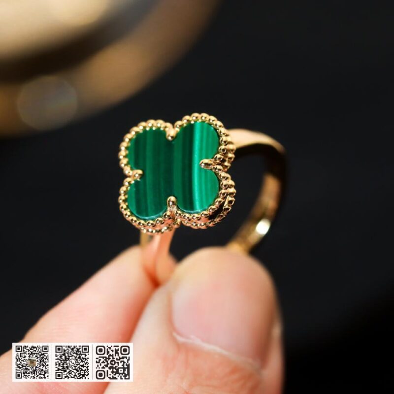 顶级版 Van Cleef &038; Arpels 四叶草戒指 - Image 2