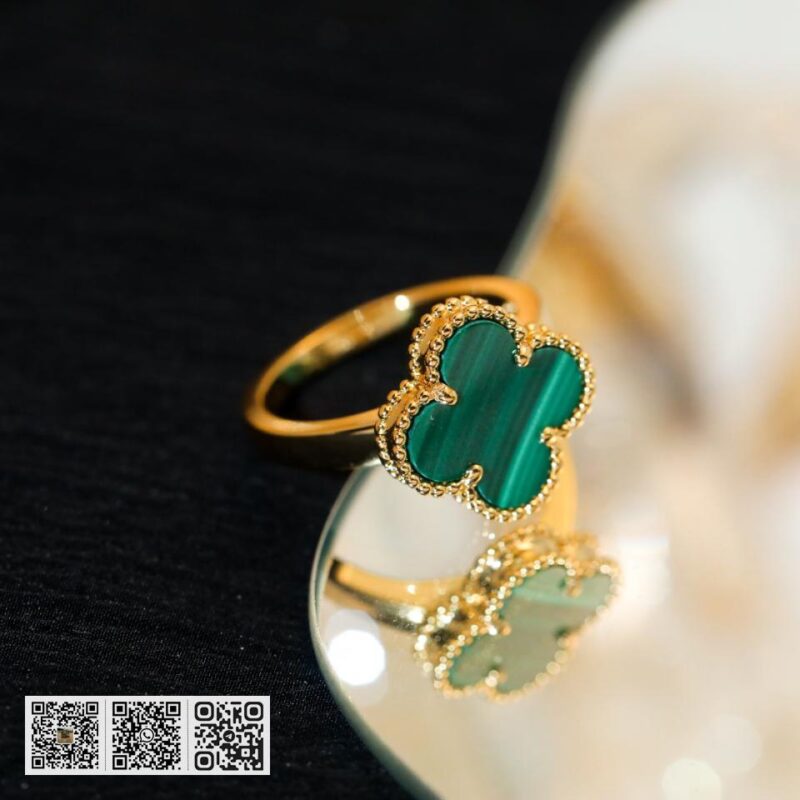 顶级版 Van Cleef &038; Arpels 四叶草戒指 - Image 3
