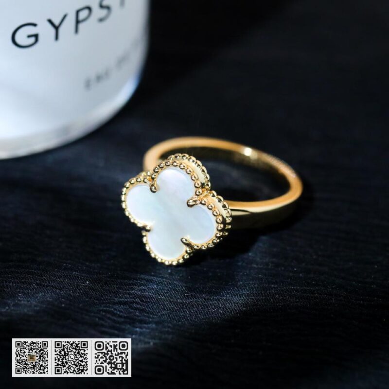 顶级版 Van Cleef &038; Arpels 四叶草戒指 - Image 8