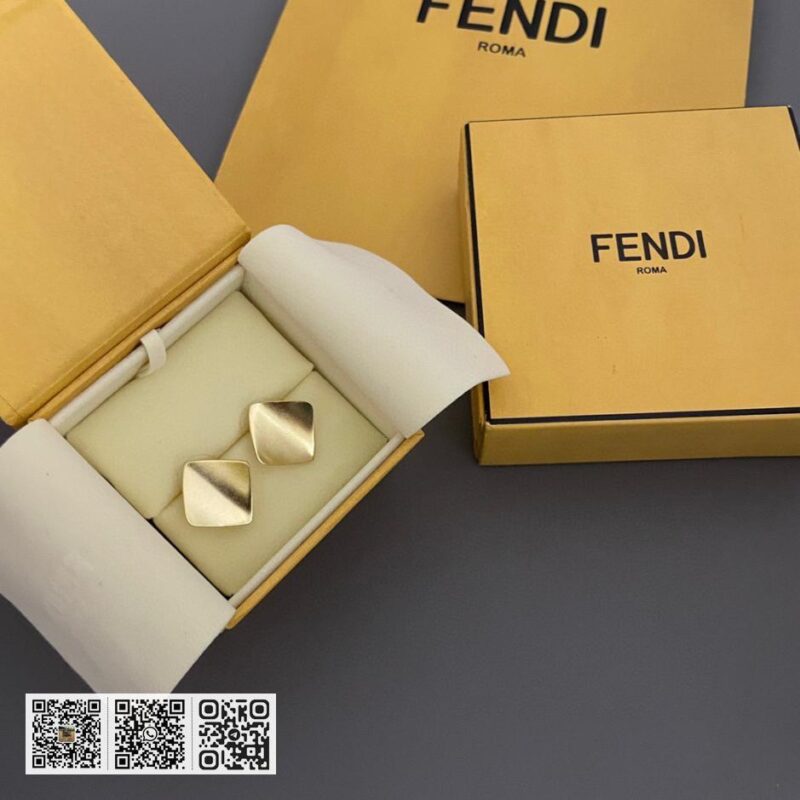 FENDI小菱块耳环 - Image 5