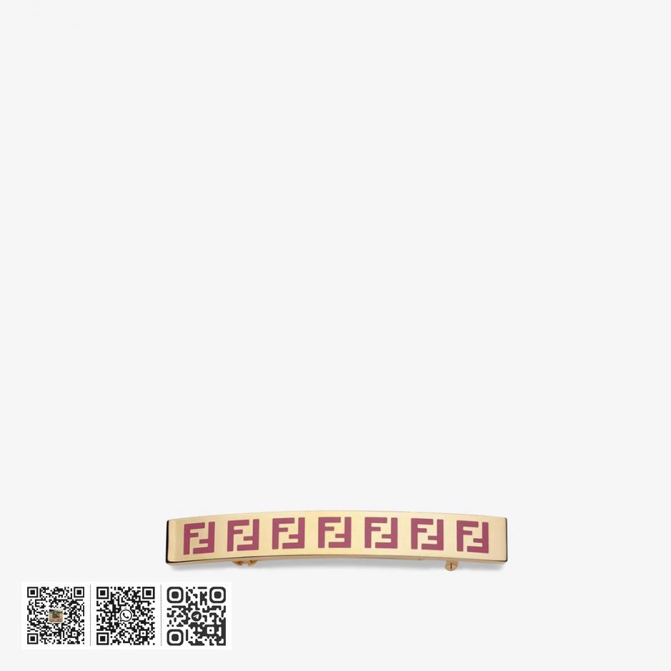 Fendi 金属字母发夹 - Image 9