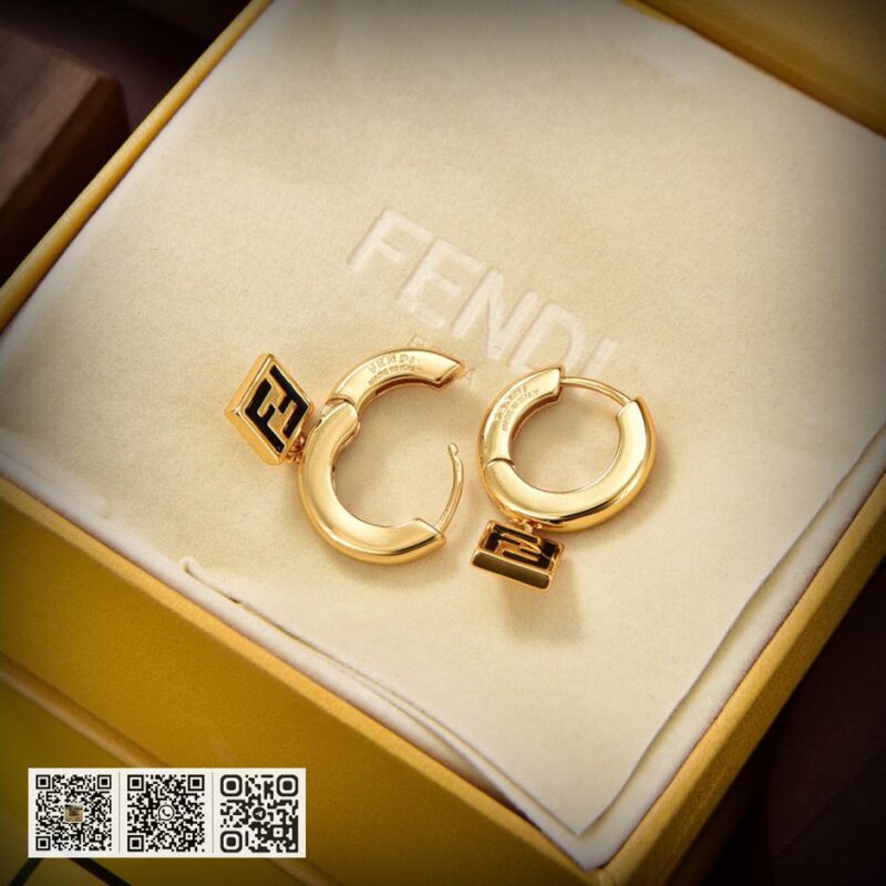 FENDI logo耳环 - Image 2
