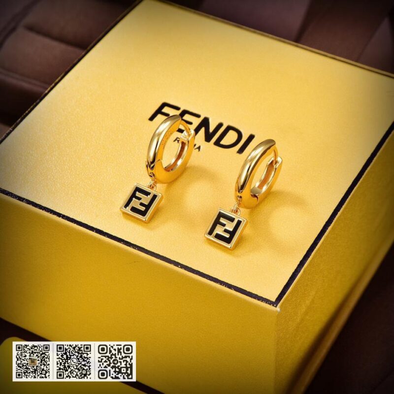 FENDI logo耳环 - Image 3