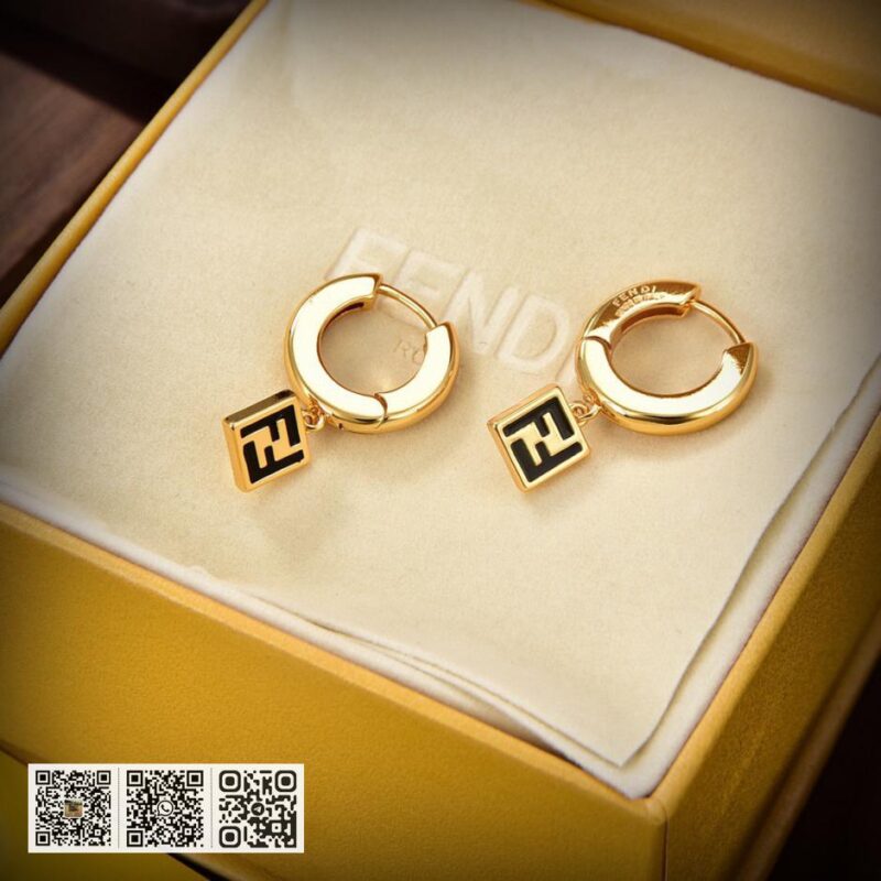 FENDI logo耳环 - Image 5