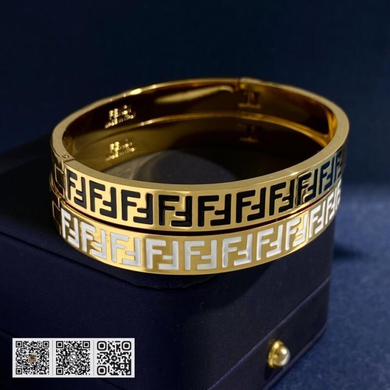 FENDI系列双F字母手镯戒指 - Image 8
