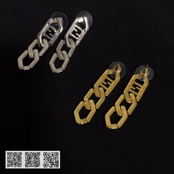 FENDI 链条耳环