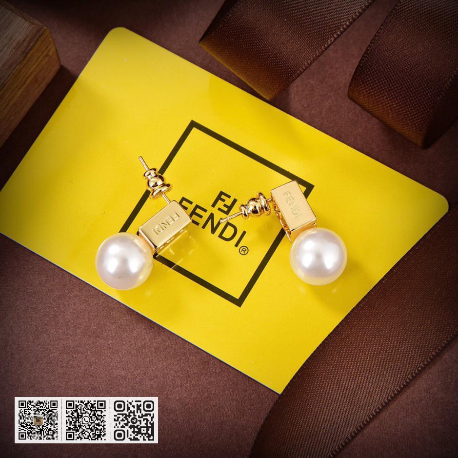 FENDI logo耳环 - Image 2