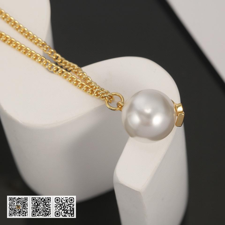 YSL 单珍珠项链 - Image 4