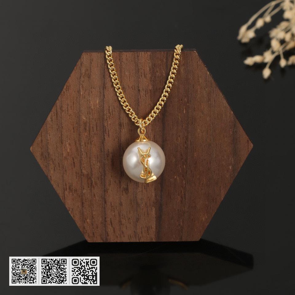 YSL 单珍珠项链 - Image 6