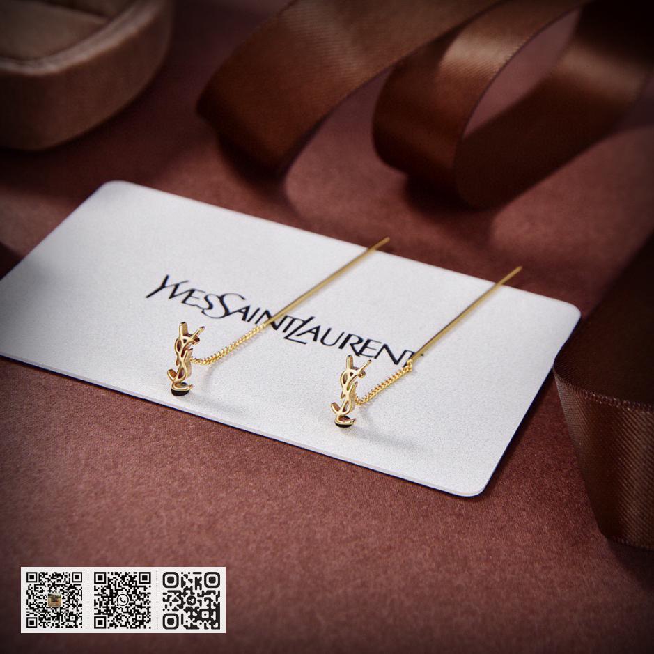 YSL 字母耳钉 - Image 2