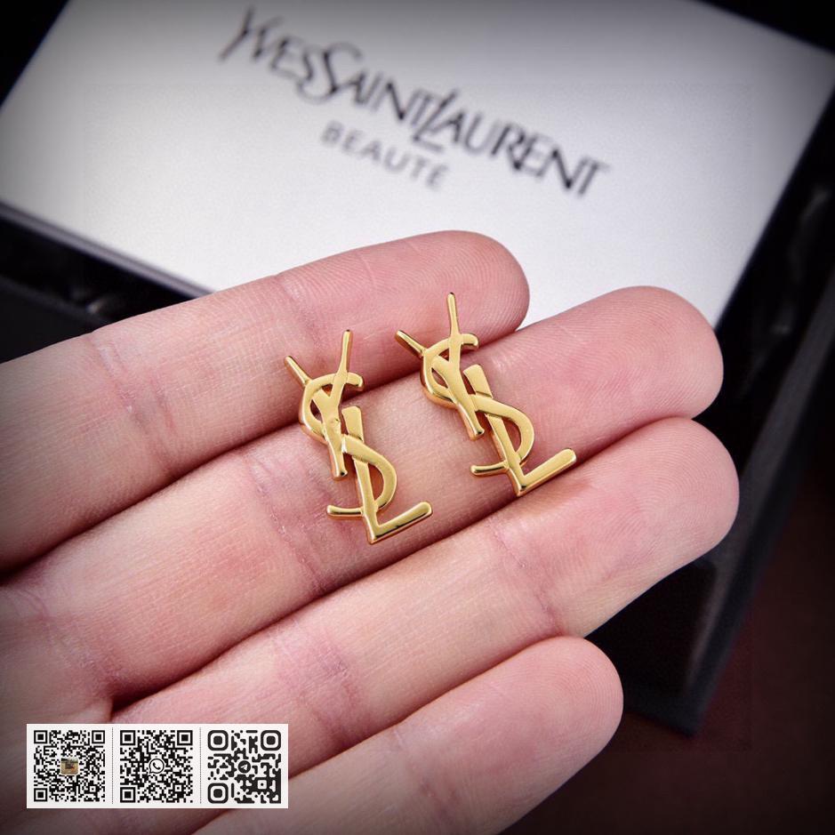 YSL 字母耳钉 - Image 2