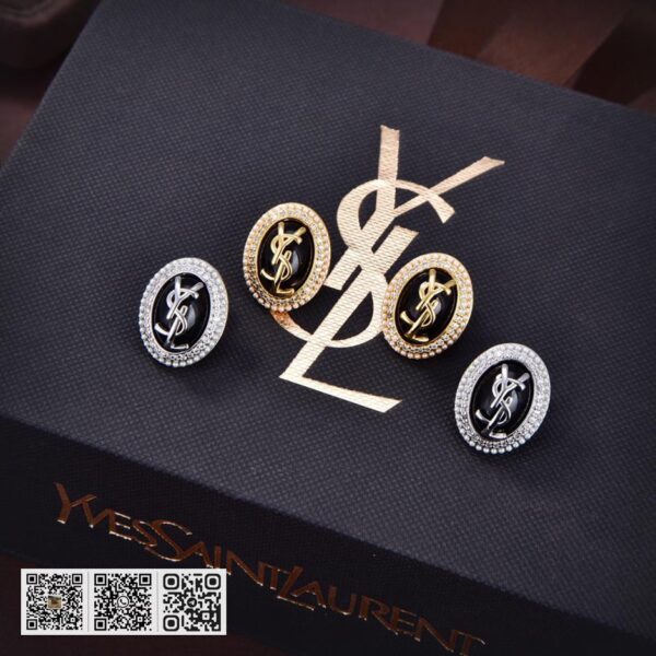 YSL 字母耳钉