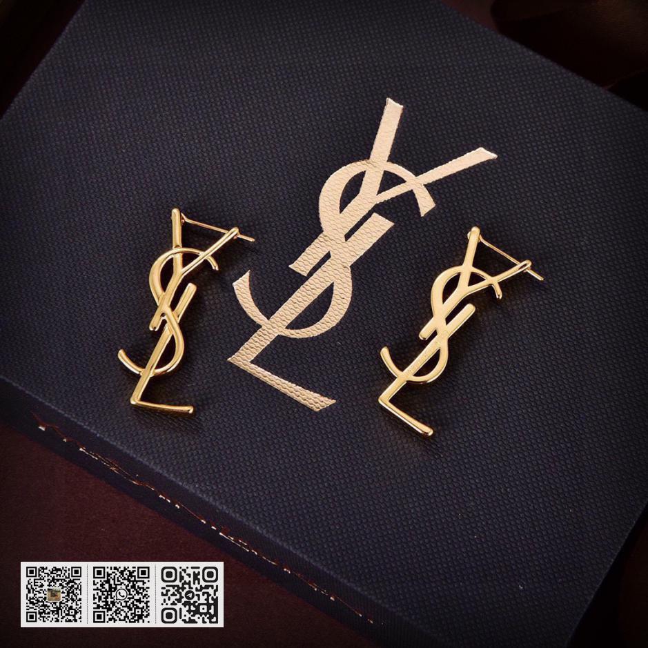 YSL 字母耳钉 - Image 2