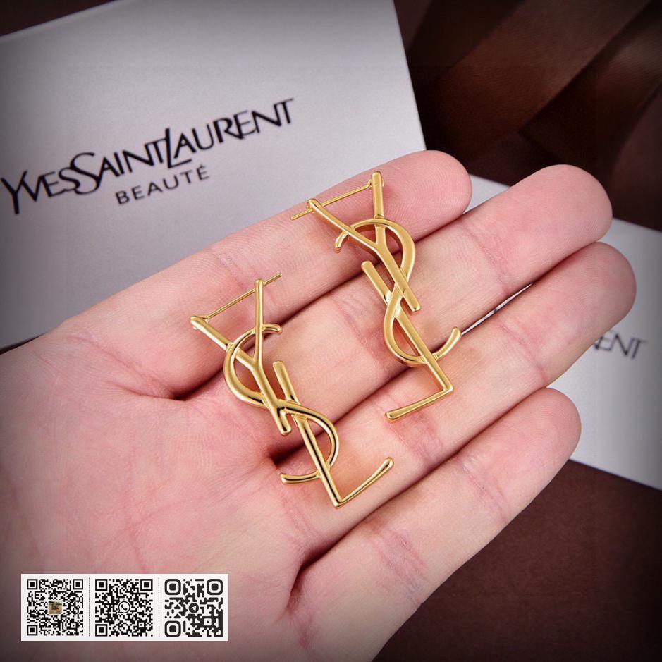 YSL 字母耳钉 - Image 4