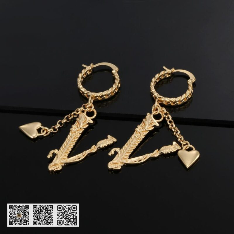 Versace金色耳坠 - Image 3
