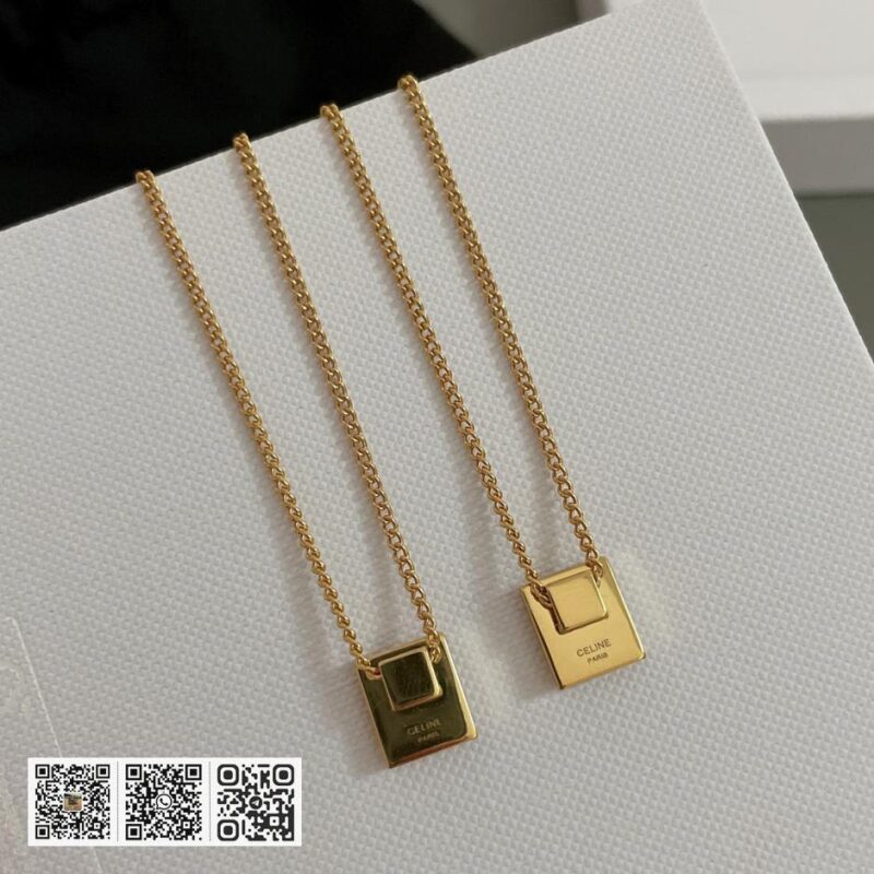 Celine水钻字母限定版项链 - Image 8