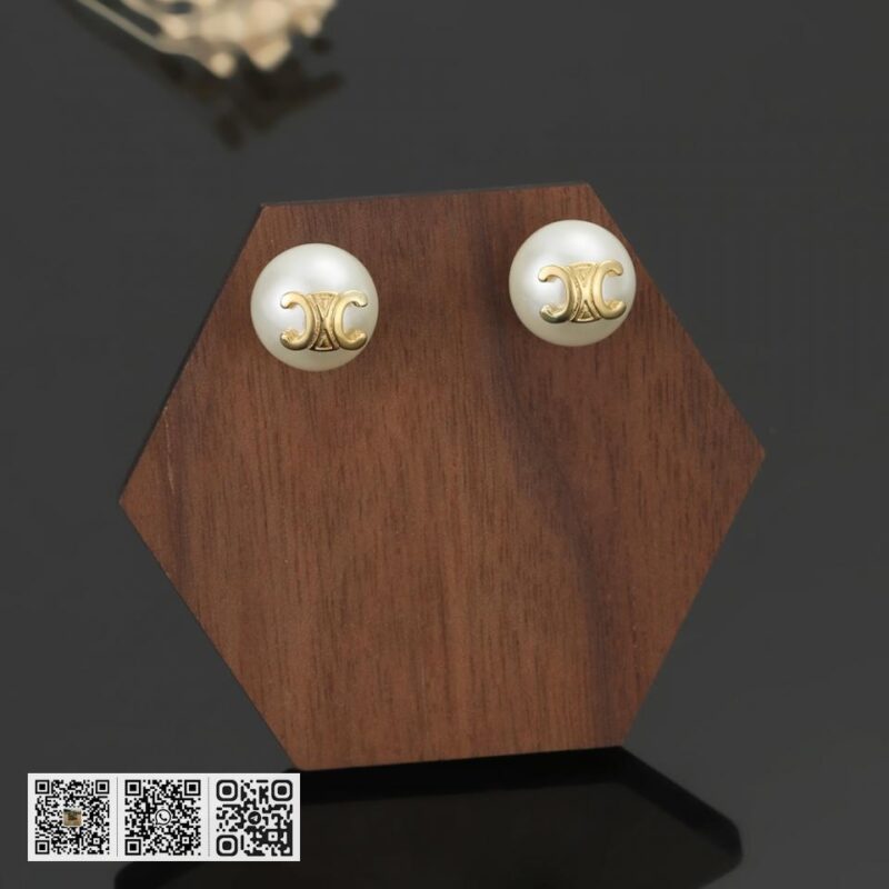 Celine 全新凯璇门珍珠耳环 - Image 4