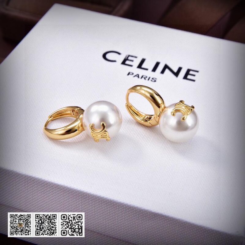 Celine 全新凯旋门珍珠耳环 - Image 5
