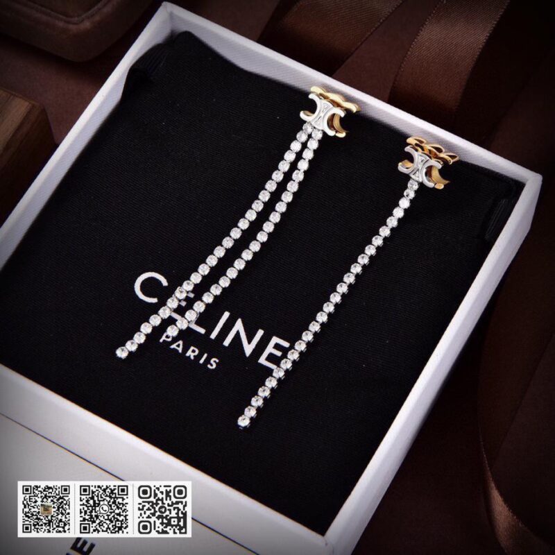 Celine 全新凯旋门流苏耳环