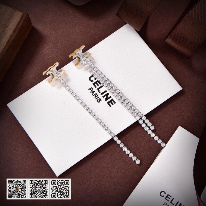 Celine 全新凯旋门流苏耳环 - Image 4