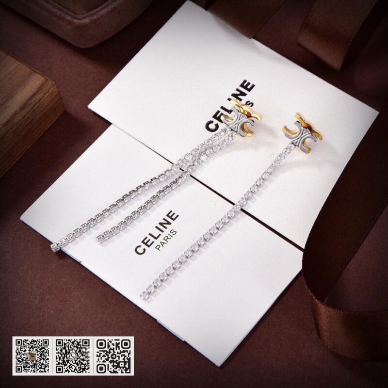 Celine 全新凯旋门流苏耳环 - Image 5