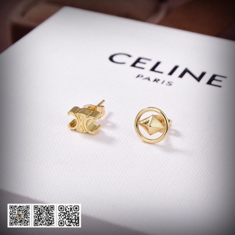 Celine 全新金色三合一耳环 - Image 3