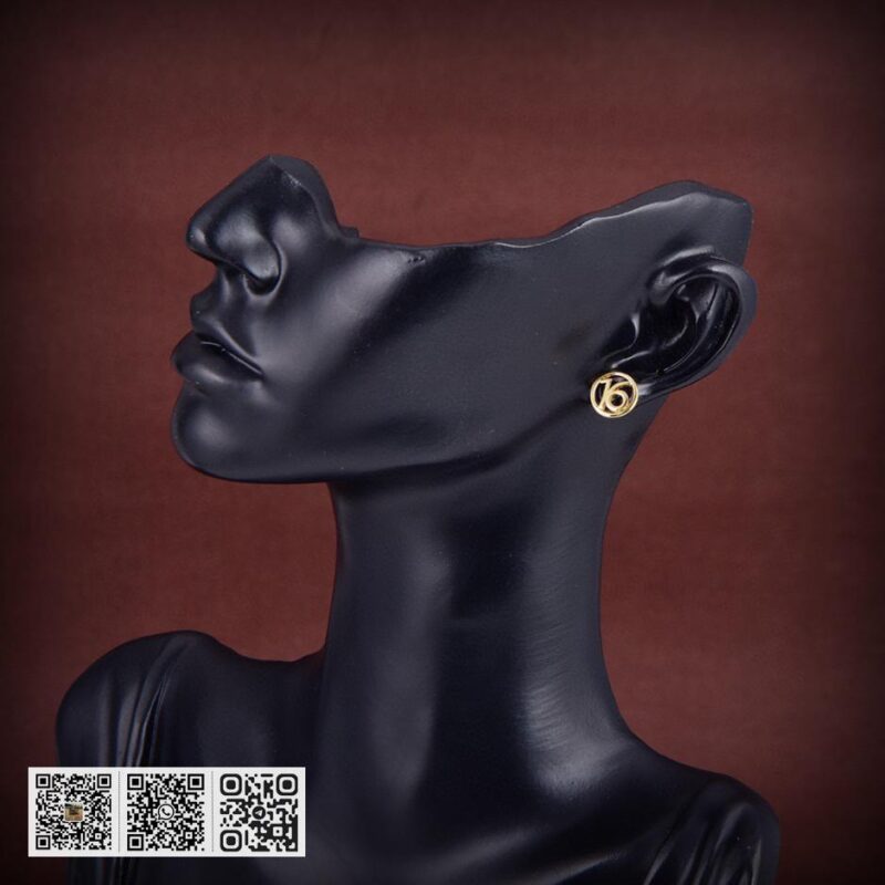 Celine 全新金色三合一耳环 - Image 9