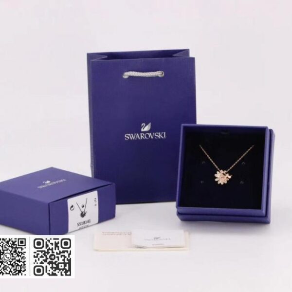 swarovski 锁骨项链