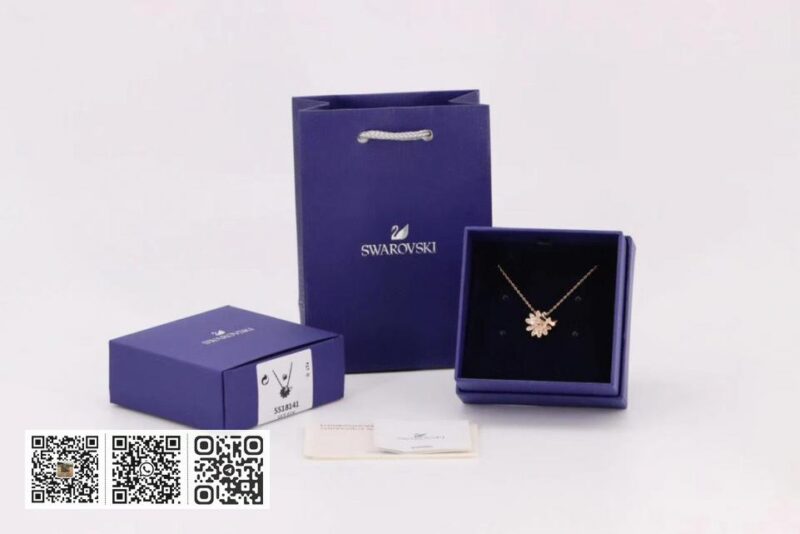 swarovski 锁骨项链