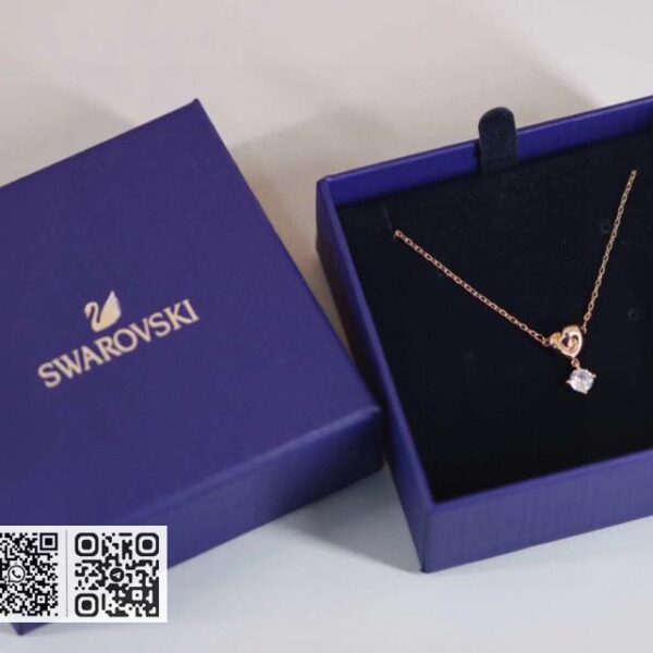 Swarovski 单钻锁骨项链